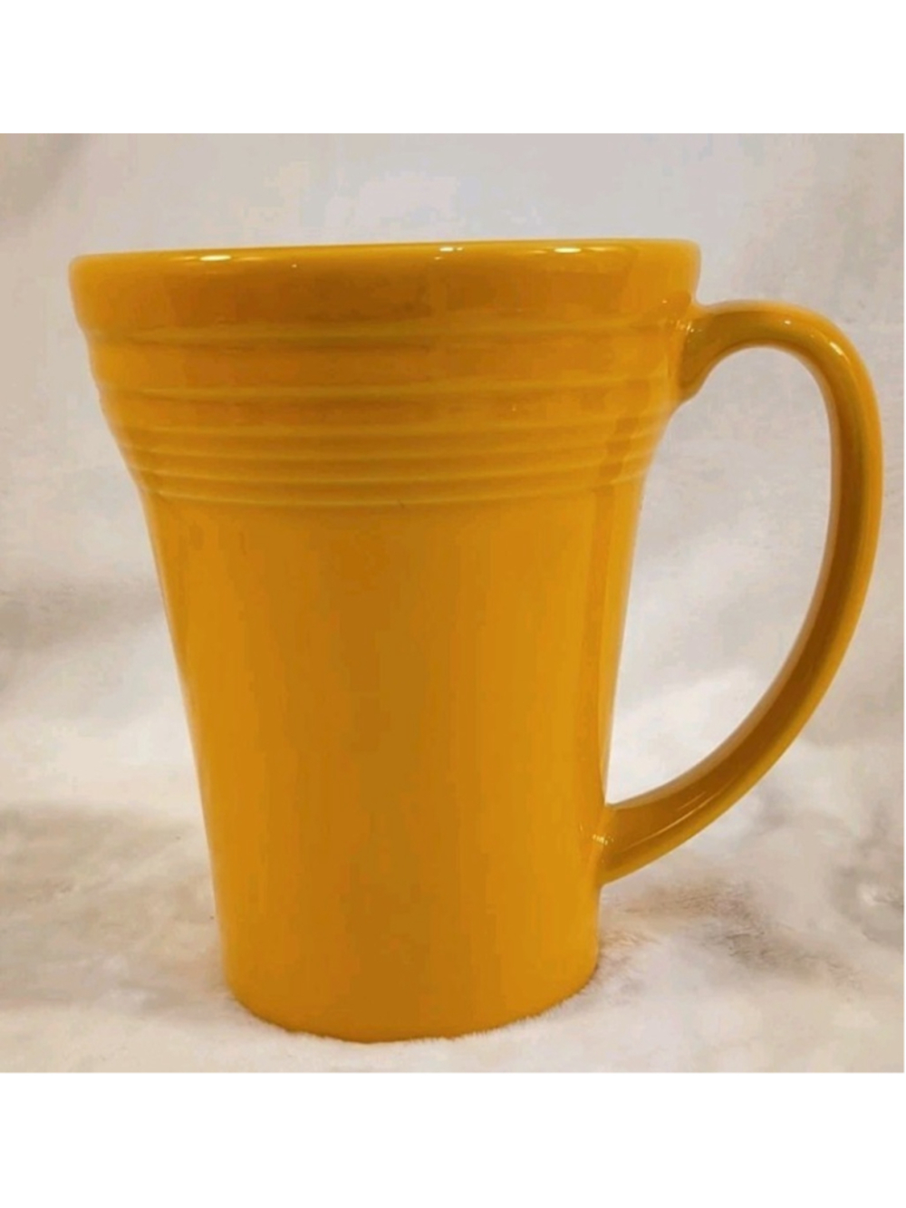 Fiesta Butterscotch Tall Latte Mug 18 oz 5 1/4" Tall Homer Laughlin Fiestaware